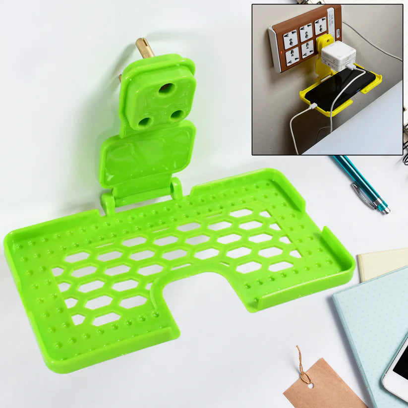 Wall Plug Mobile Charging Stand – Compact, Safe & Convenient Phone Holder