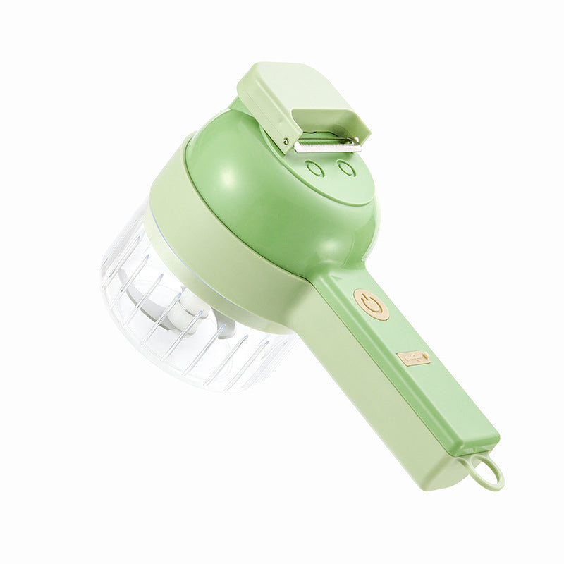 4 In 1 Mini Vegetable Slicer Cutter Portable USB Rechargeable