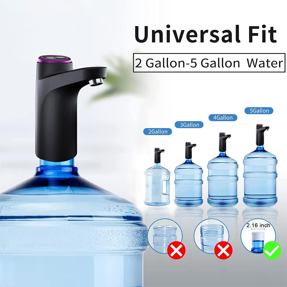 Rechargeable Automatic Water Dispenser Pump, Water Dispenser with One Tap Ai 600ML Limit