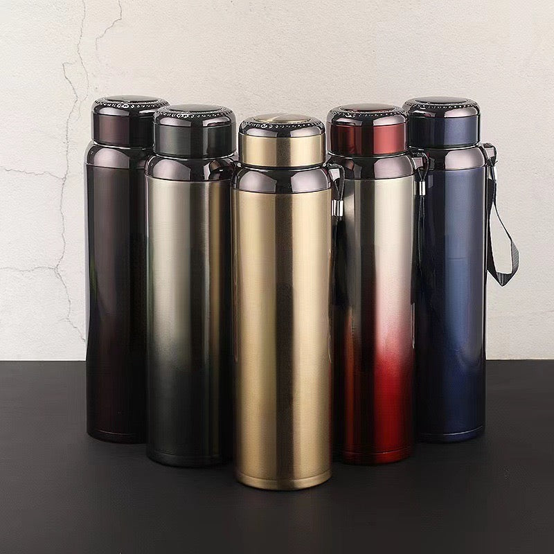 Double Lining Stainless Steel Leakproof Vacuum Insulated Bottle - 1Liter Capacity