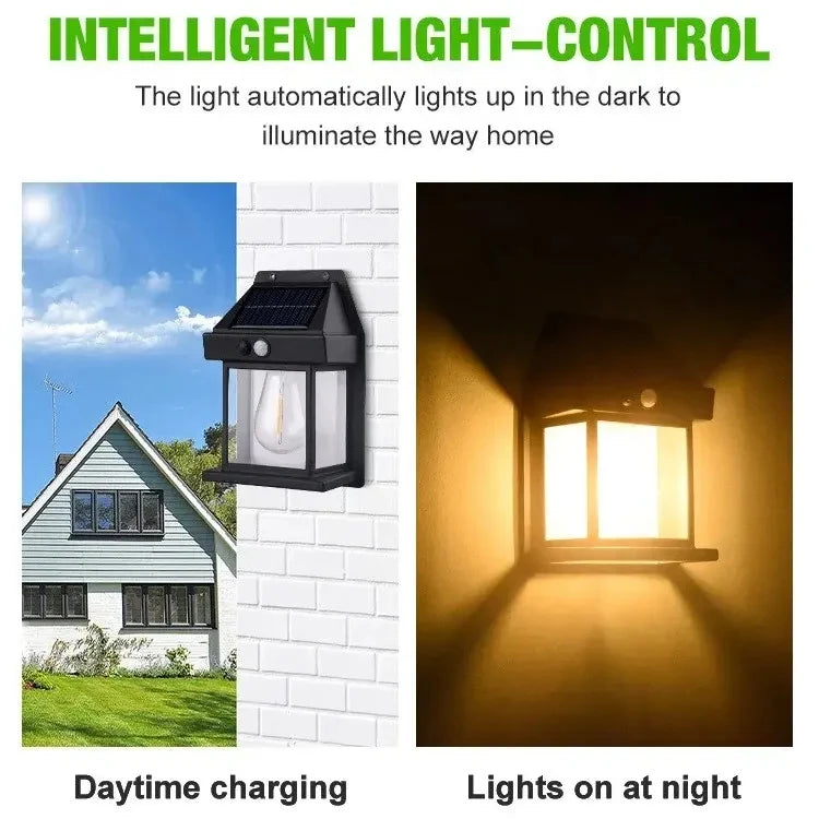 Set of 2 Solar Smart Light – Automatic Charging & Night Glow - 2 PCS