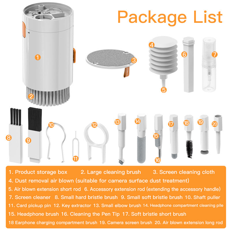 20-in-1 Multi Cleaner Kit – All-in-One Cleaning Tool for Electronics & Accessories