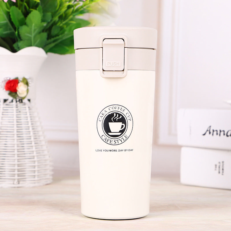 Vacuum Insulated Coffee Cup – Leak-Proof, Thermal Mug for Hot & Cold Drinks