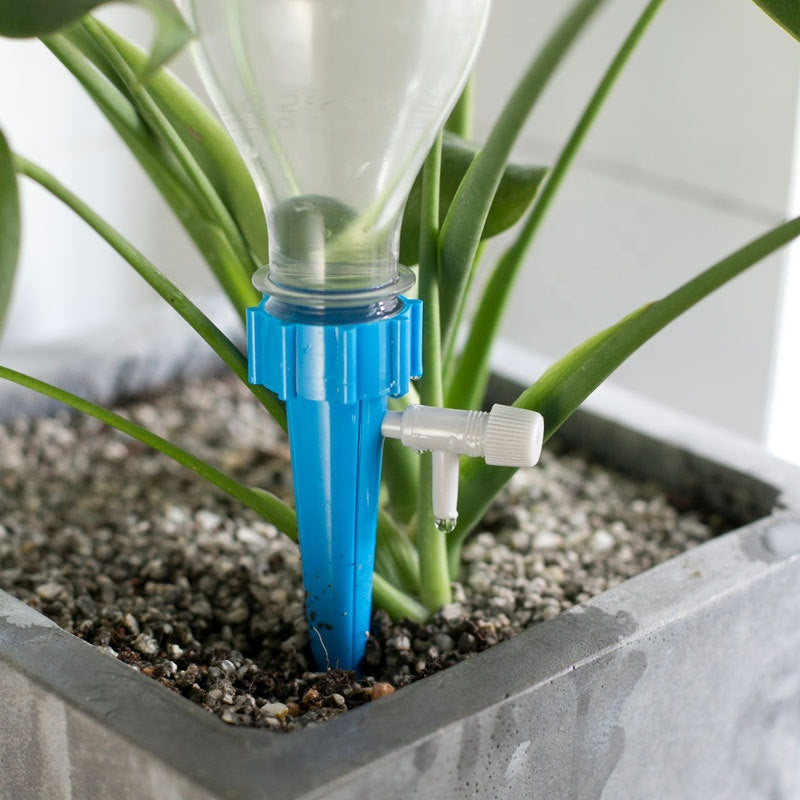 6-Piece Watering Spikes Irrigation Set – Adjustable Self-Watering System for Plants & Gardens
