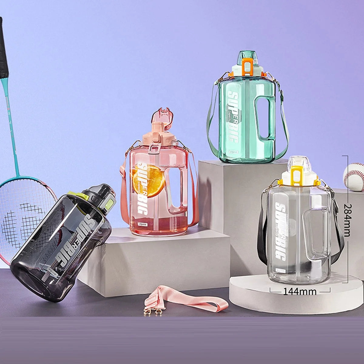 Super Big 1.5L Hydration Bottle – More Sip, More Power