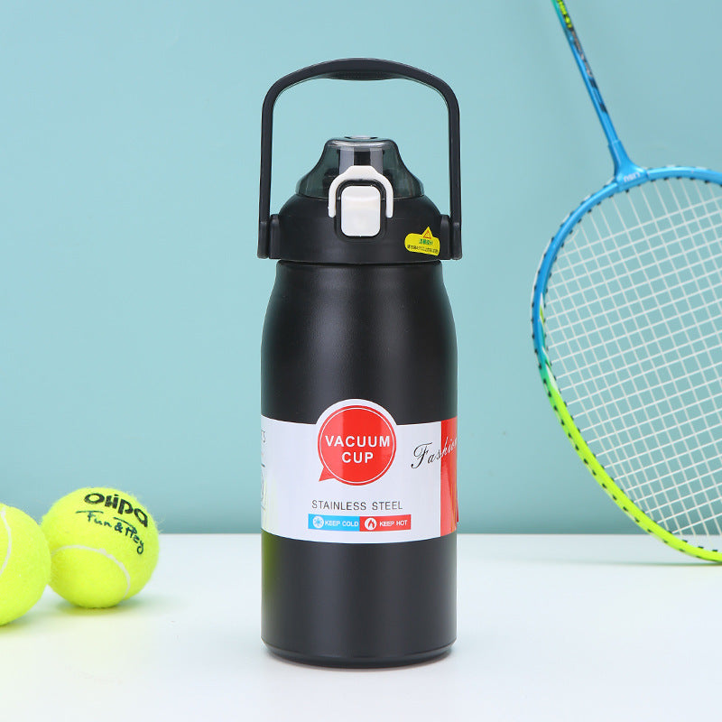 Slato Double Wall Stainless Steel Sipper Bottle โ Hot & Cold Thermo Flask 1 Liter
