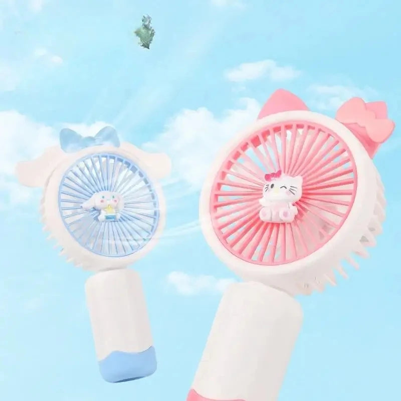 Fancy Style Hand Fan with Mobile Stand