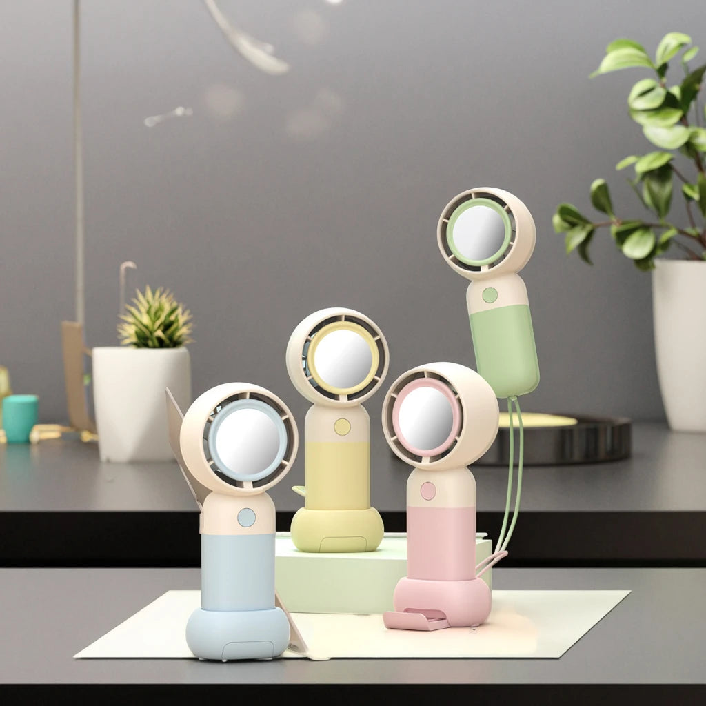 Breeze & Shine Pocket Fan – Cool Air, Cute Flair