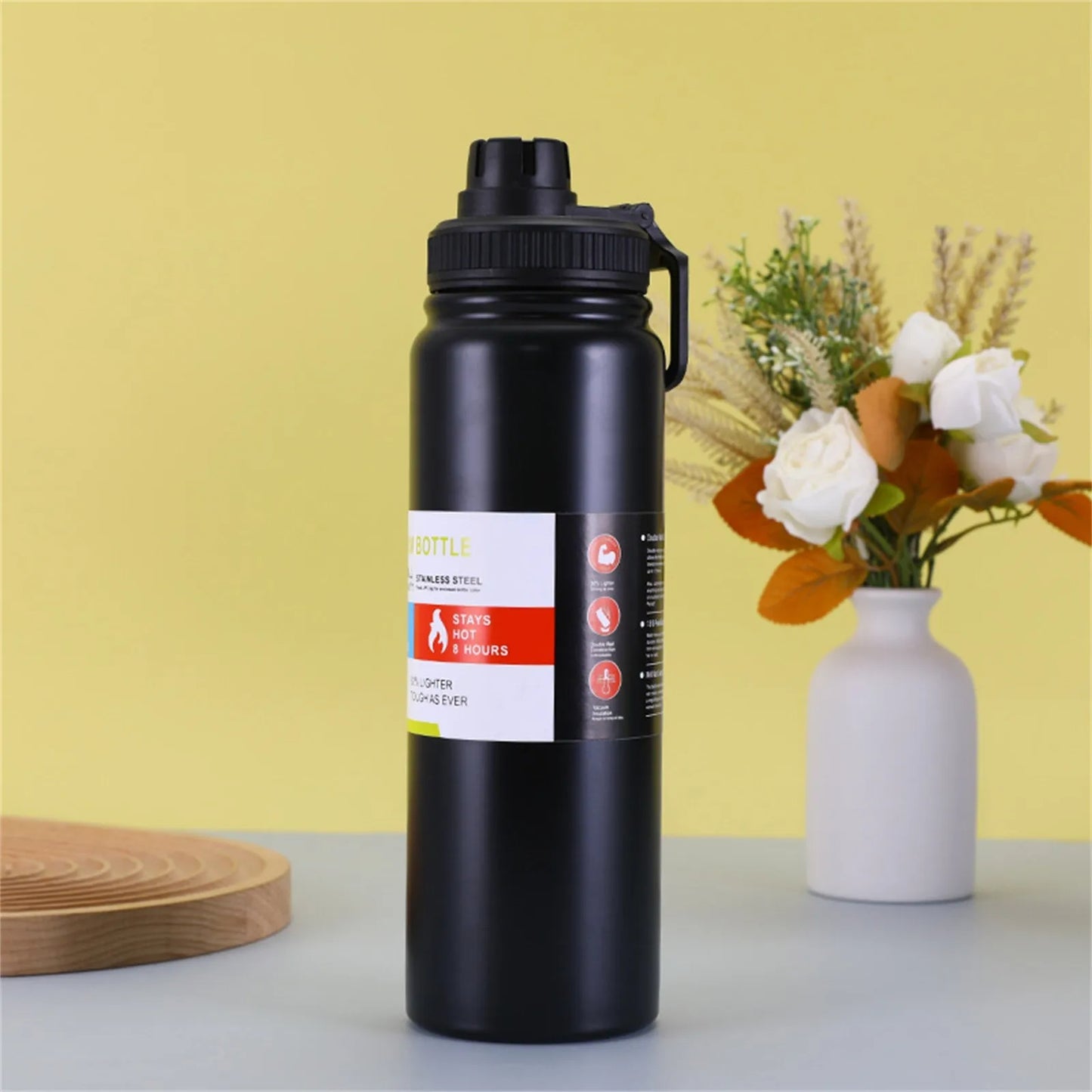 Double Lining Stainless Steel Leakproof Vacuum Insulated Bottle - 1000 ML