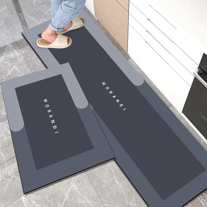 Long Kitchen & Door Silicone Mat Combo Set – Non-Slip, Waterproof, Heat Resistant, Easy-Clean Leg Protective Mats
