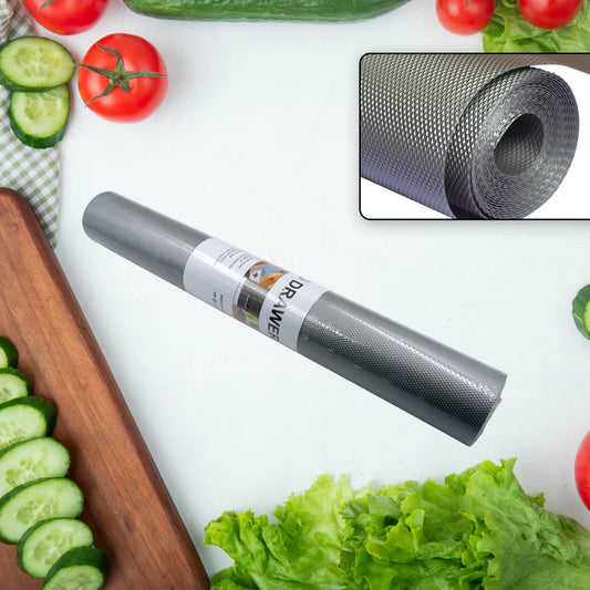 Non-Slip Shelf Liner Mat – Waterproof, Cut-to-Fit Drawer & Cabinet Lining Roll 45cmx5m