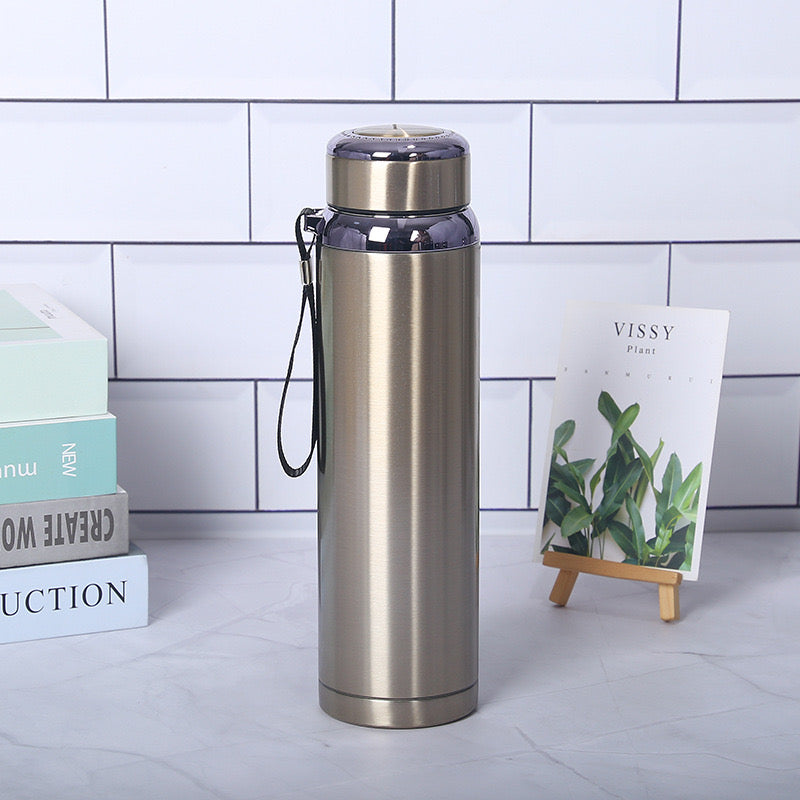 Double Lining Stainless Steel Leakproof Vacuum Insulated Bottle - 1Liter Capacity