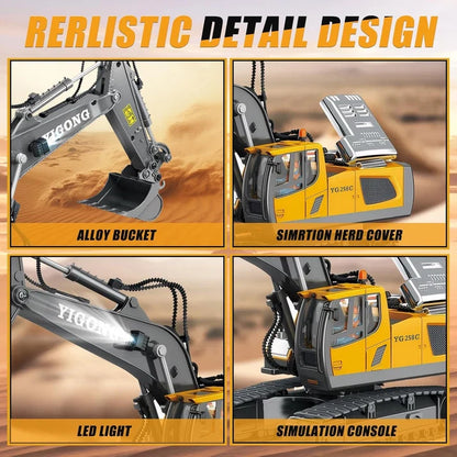 1:24 11-Channel Remote Control (R/C) Excavator