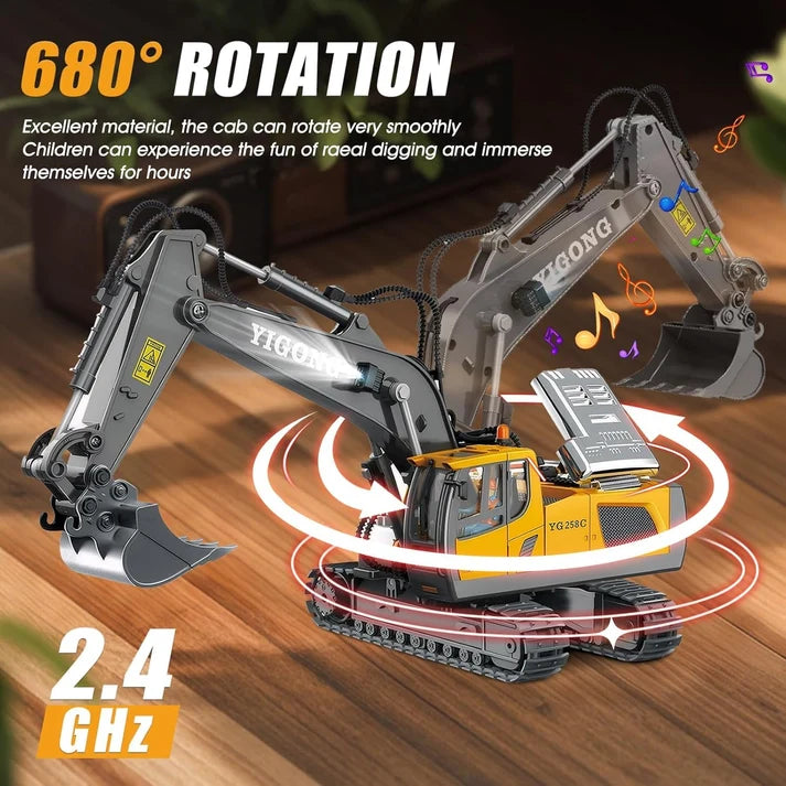 1:24 11-Channel Remote Control (R/C) Excavator