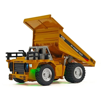 TRASPED 1:64 Mini RC Alloy Dump Truck