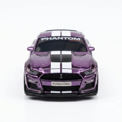 Whoosh 1:43 Scale 4WD RC Drift Car | 2.4GHz Remote Control Racing Car with LED Lights – Purple Edition