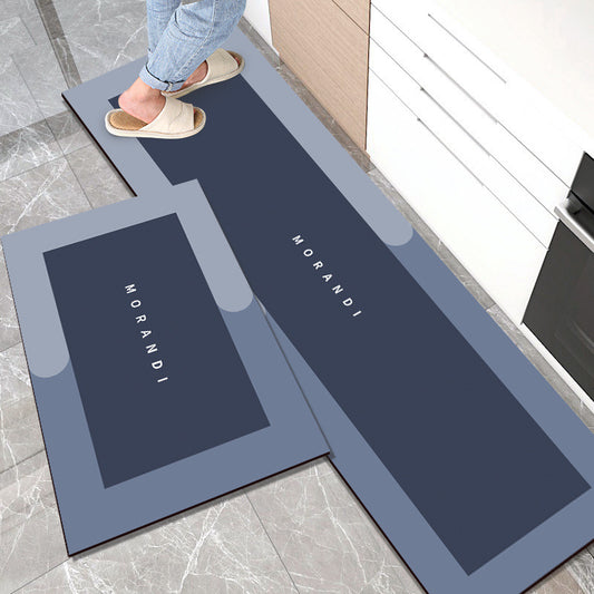 Long Kitchen & Door Silicone Mat Combo Set – Non-Slip, Waterproof, Heat Resistant, Easy-Clean Leg Protective Mats