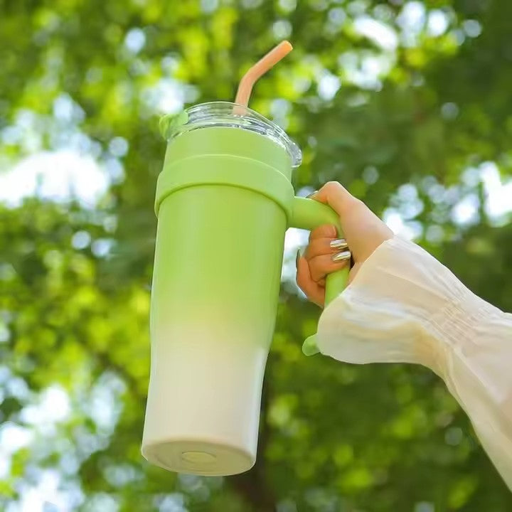 SleekSip Stainless Steel 1200ml Tumbler for Office & Travel with Stain Steel Straw Straw