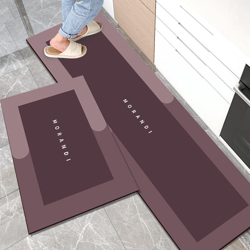 Long Kitchen & Door Silicone Mat Combo Set – Non-Slip, Waterproof, Heat Resistant, Easy-Clean Leg Protective Mats