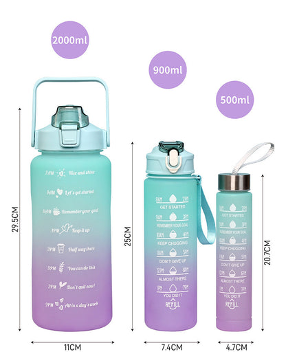 3 in1 Big Bottle, Set of 3 Bottles