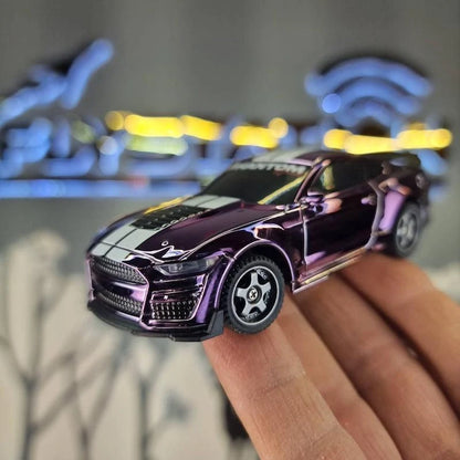 Whoosh 1:43 Scale 4WD RC Drift Car | 2.4GHz Remote Control Racing Car with LED Lights – Purple Edition