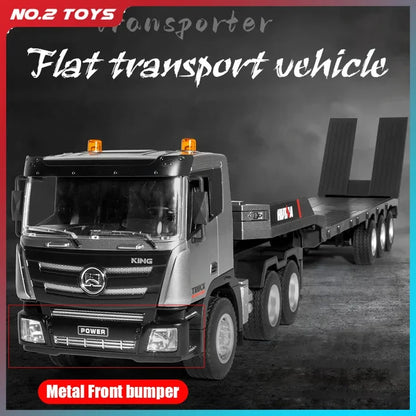Huina 1318 1:24 RC Flatbed Lowbed Trailer with 9CH