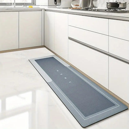 Long Kitchen & Door Silicone Mat Combo Set – Non-Slip, Waterproof, Heat Resistant, Easy-Clean Leg Protective Mats