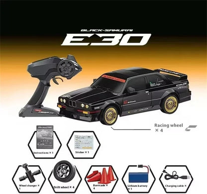 1:16 Scale RC Drift Car for Kids and Adults, 4WD High-Speed 50KM/H Racing Vehicle with 2.4GHz Control, LED Lights, One Battery and Drift Tires Included – Ready to Run Sport Toy Gift