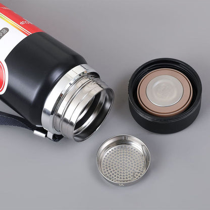 Double Lining Stainless Steel Leakproof Vacuum Insulated Bottle - 1Liter Capacity