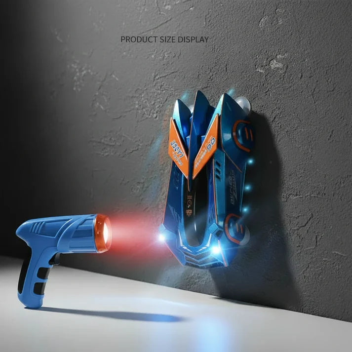 RC Remote Control Wall Climbing Car - Anti Gravity Laser Control 2.4G, 360 Rotating Stunt High Speed Racing Toy for Kids With LED Lights