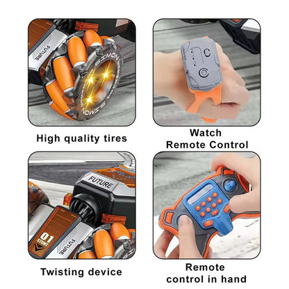 360° Rotation Gesture Sensing RC Stunt Car