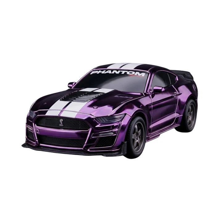 Whoosh 1:43 Scale 4WD RC Drift Car | 2.4GHz Remote Control Racing Car with LED Lights – Purple Edition