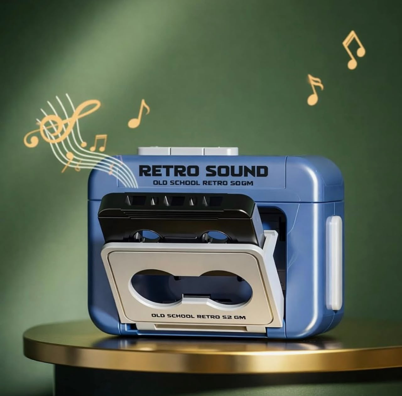 Retro Tape recorder Keychain
