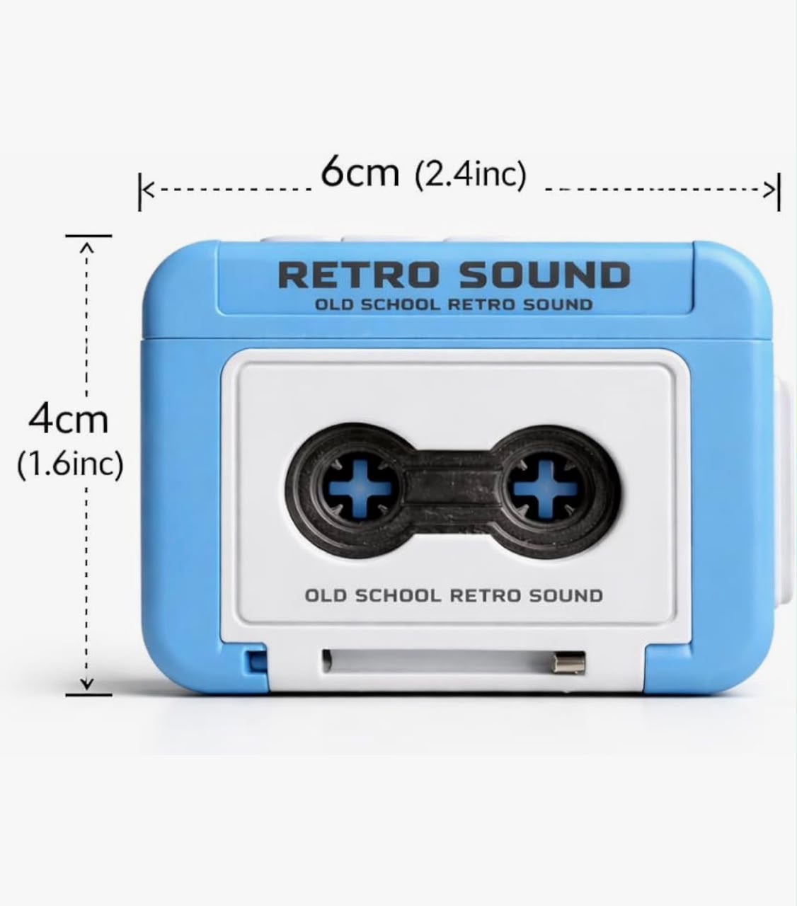Retro Tape recorder Keychain
