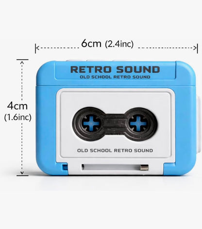 Retro Tape recorder Keychain