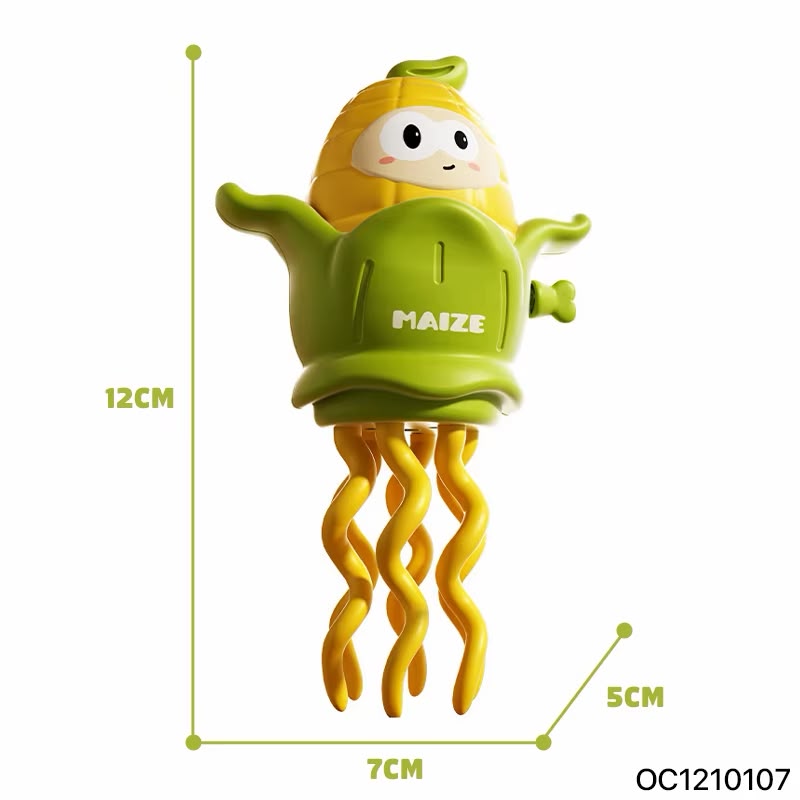 Cute Dancing Corn Wind-Up Toy | Clockwork Walking Toy for Kids | No Battery Required