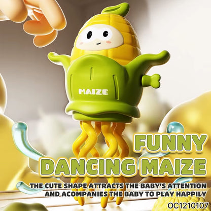 Cute Dancing Corn Wind-Up Toy | Clockwork Walking Toy for Kids | No Battery Required