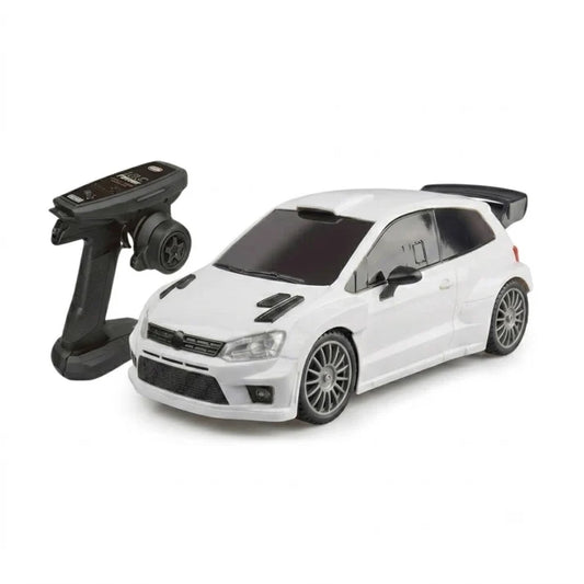 LDRC Polo RC Drift Car 1:28 Scale 4WD RTR with LED Lights &amp; 2.4GHz Controller