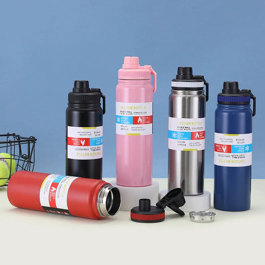 Double Lining Stainless Steel Leakproof Vacuum Insulated Bottle - 1000 ML