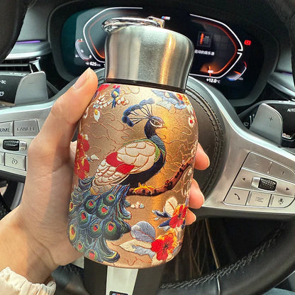 Kutty Stainless Steel Vacuum Bottle | Double Wall Insulated Hot & Cold Water Bottle | Leak-Proof Travel Flask