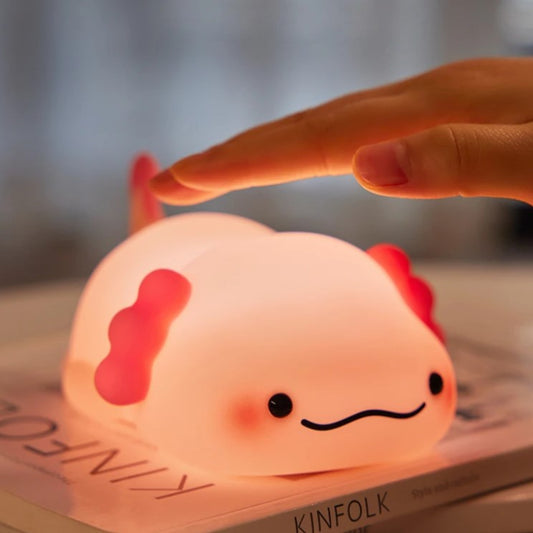 DreamLotl Silicone Axolotl Night Lamp