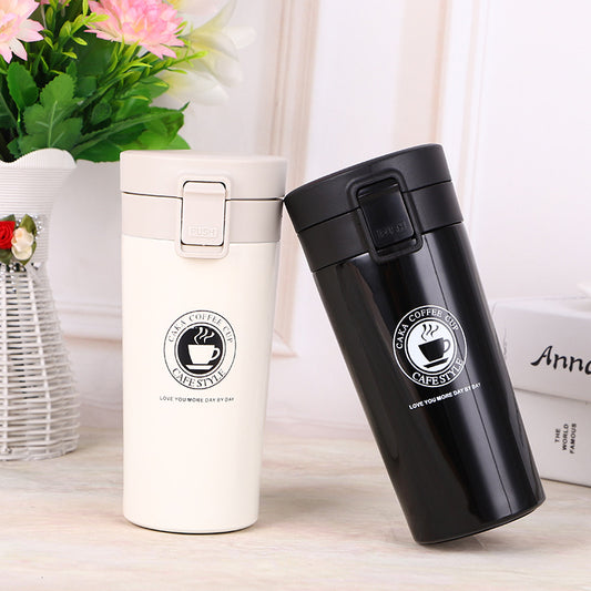 Vacuum Insulated Coffee Cup – Leak-Proof, Thermal Mug for Hot & Cold Drinks