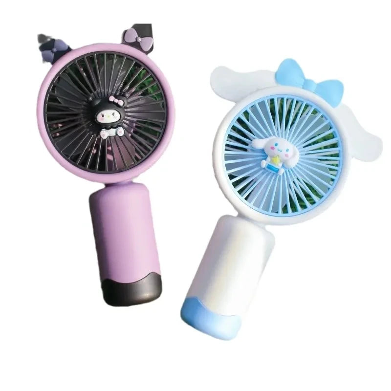 Fancy Style Hand Fan with Mobile Stand
