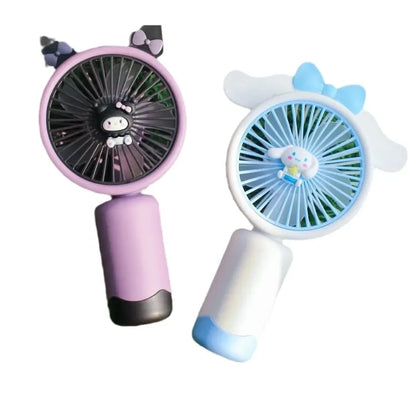 Fancy Style Hand Fan with Mobile Stand