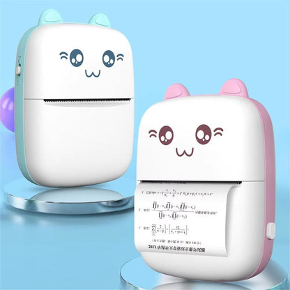 Mini Pocket Printer with Paper Roll – Portable Thermal Printer for Notes, Labels, Photos & More