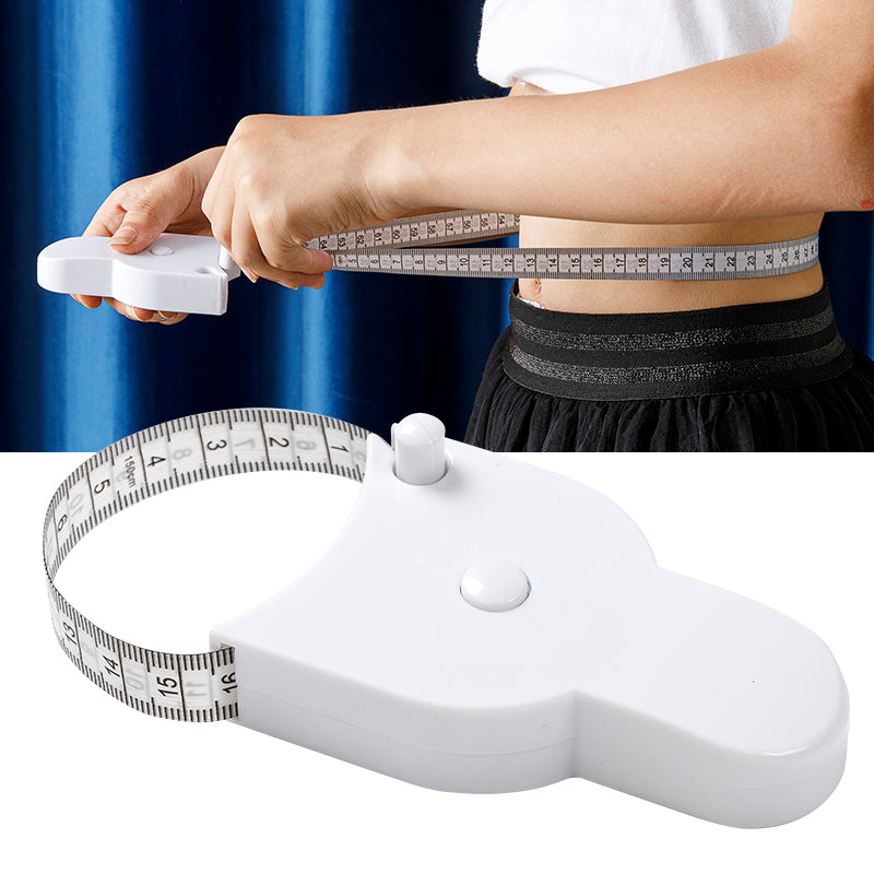 Body Fitness Measuring Tape – Retractable, Flexible Tape for Accurate Body Measurements