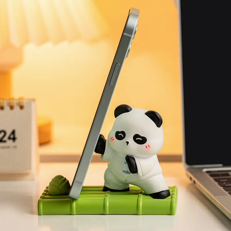 Panda Peek Resin Mobile Stand – Hold, Hug & Display