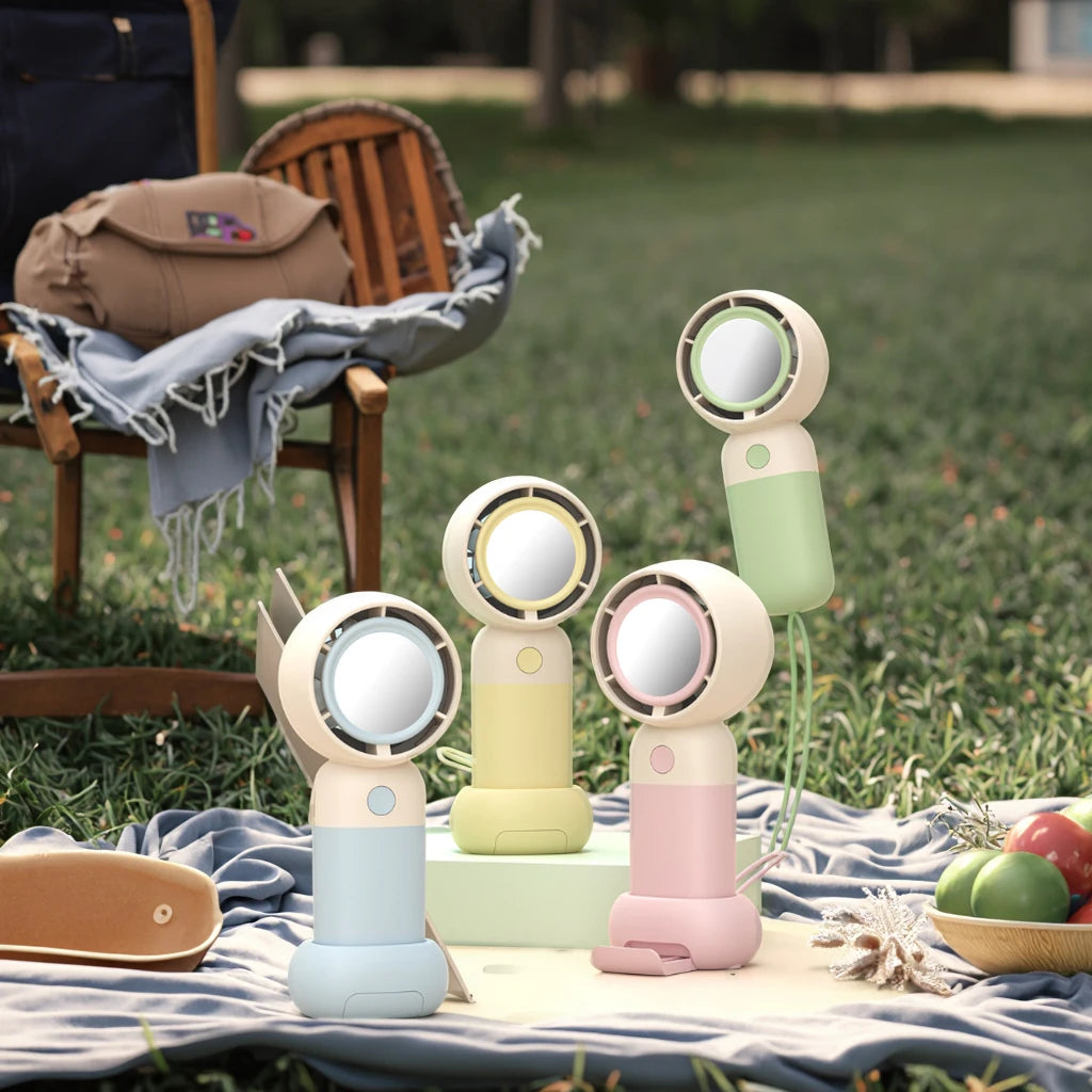 Breeze & Shine Pocket Fan – Cool Air, Cute Flair