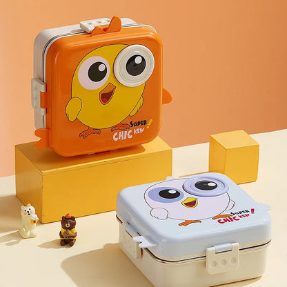 Chickie Chik Steel Lunch Box 3D – Cute, Strong & Snack-Ready