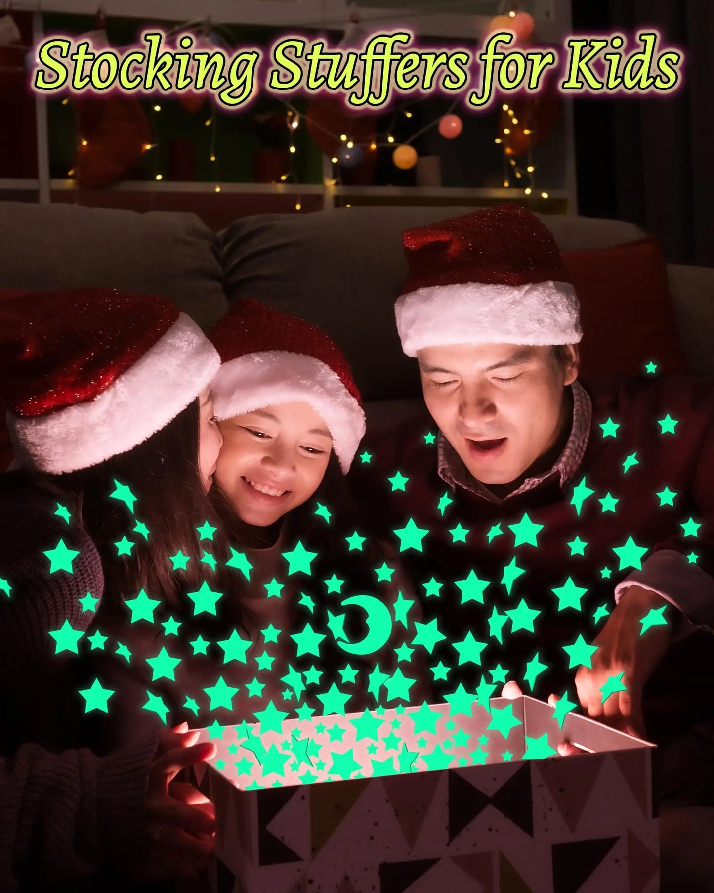 Glow Star & Moon Night Light Stickers